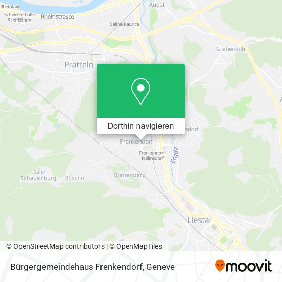 Bürgergemeindehaus Frenkendorf Karte