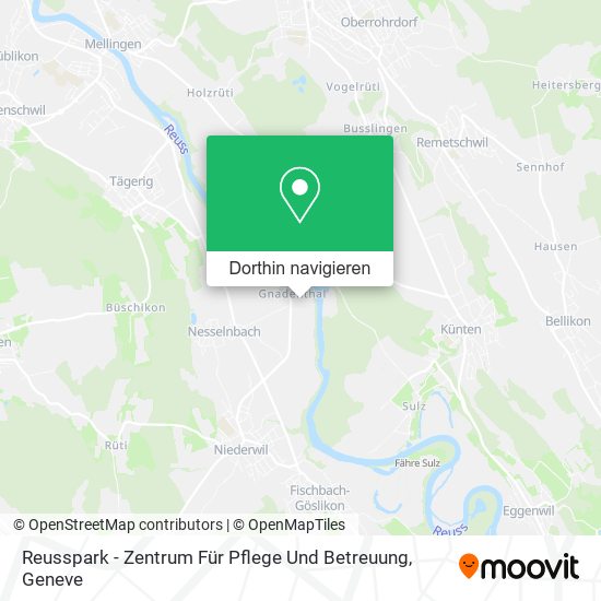 Reusspark - Zentrum Für Pflege Und Betreuung Karte