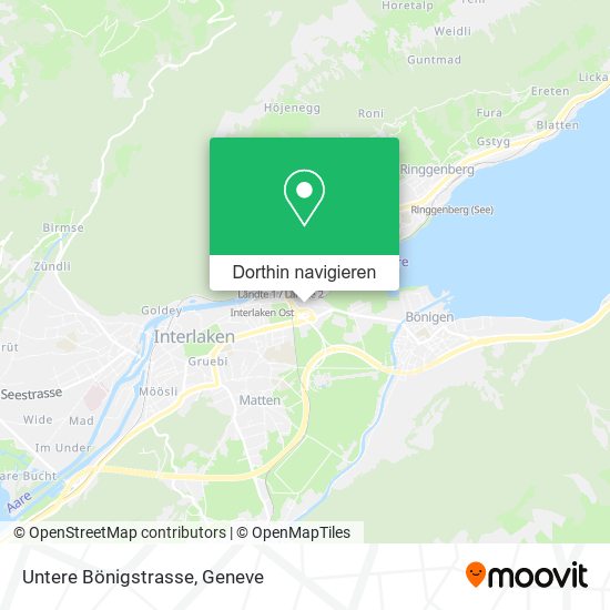 Untere Bönigstrasse Karte