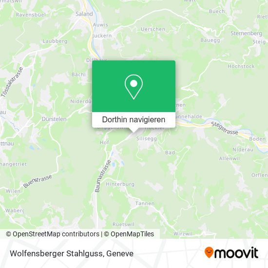 Wolfensberger Stahlguss Karte