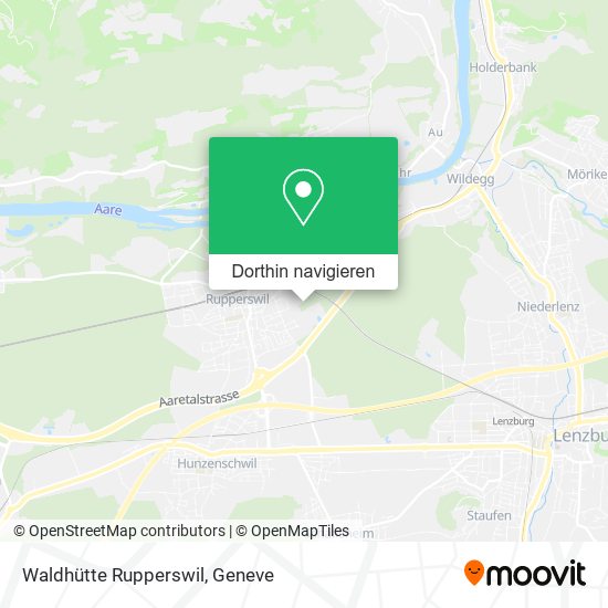 Waldhütte Rupperswil Karte