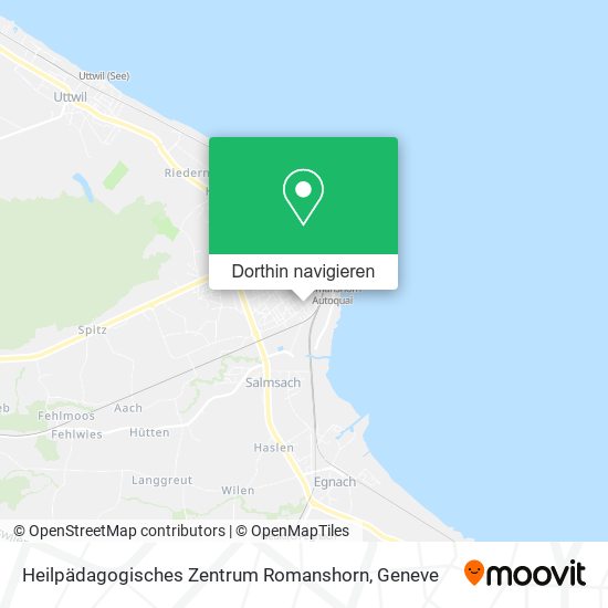Heilpädagogisches Zentrum Romanshorn Karte