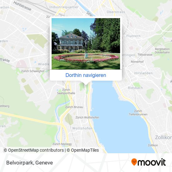 Belvoirpark Karte