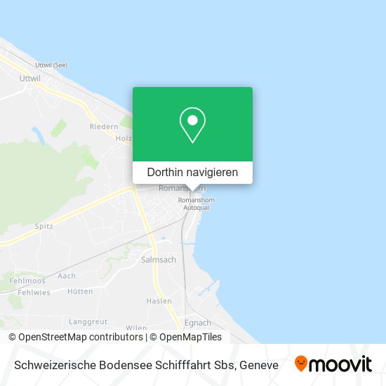Schweizerische Bodensee Schifffahrt Sbs Karte