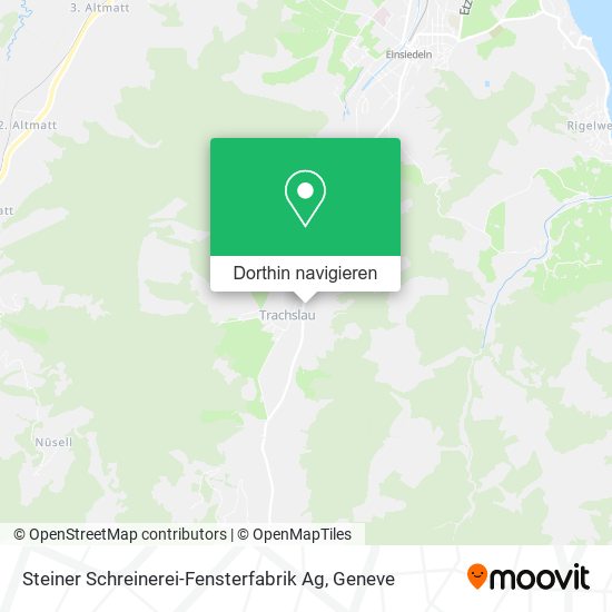 Steiner Schreinerei-Fensterfabrik Ag Karte