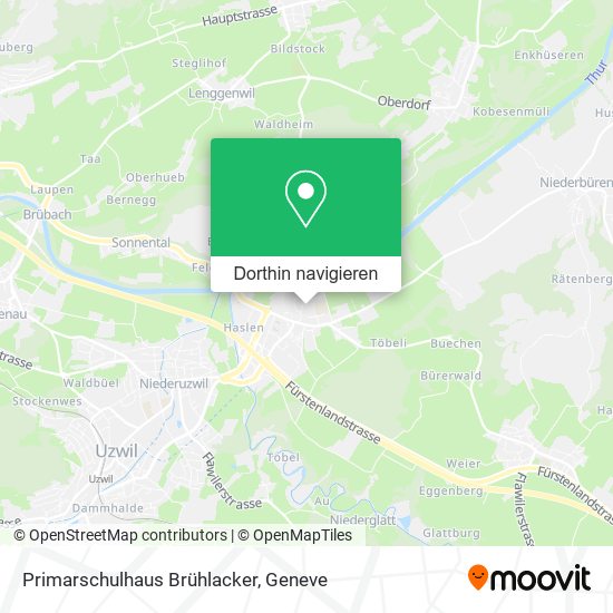 Primarschulhaus Brühlacker Karte