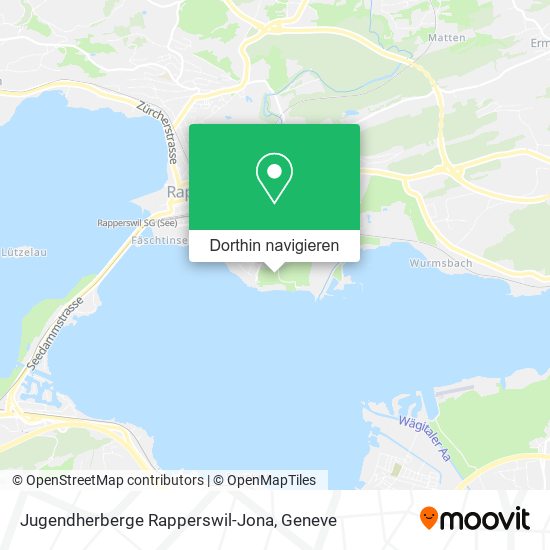 Jugendherberge Rapperswil-Jona Karte