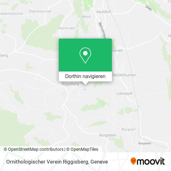 Ornithologischer Verein Riggisberg Karte