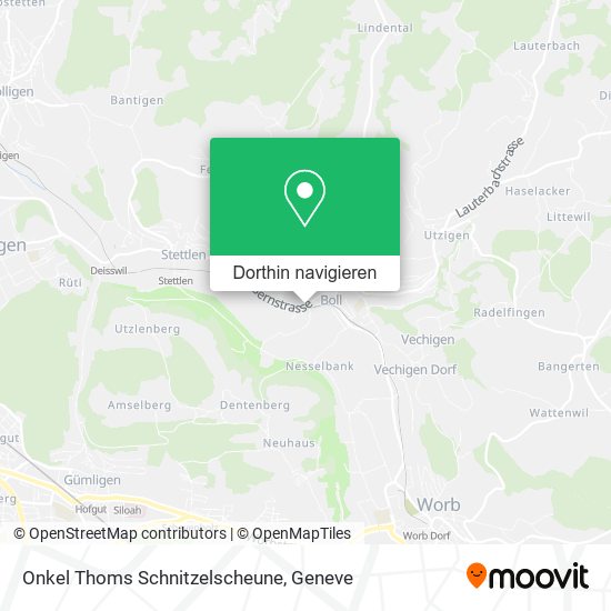 Onkel Thoms Schnitzelscheune Karte