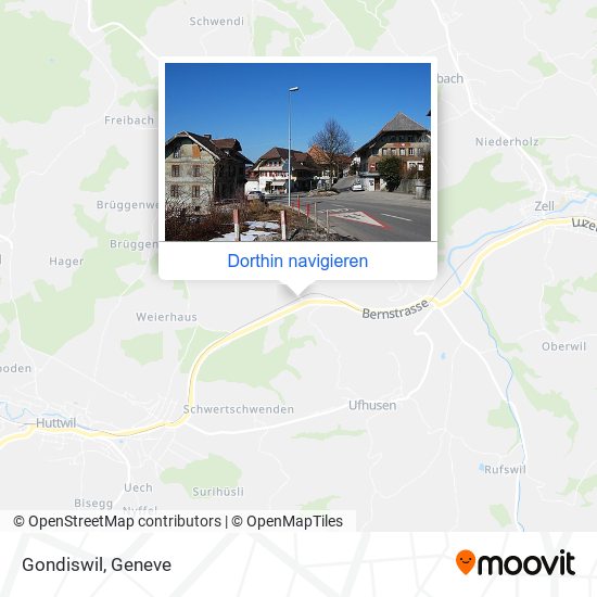 Gondiswil Karte