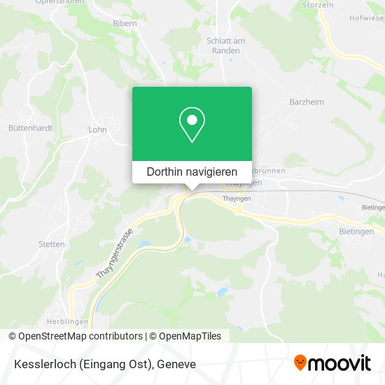 Kesslerloch (Eingang Ost) Karte
