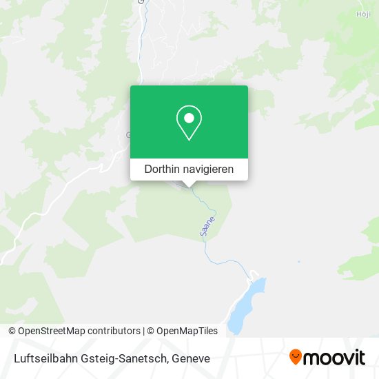 Luftseilbahn Gsteig-Sanetsch Karte