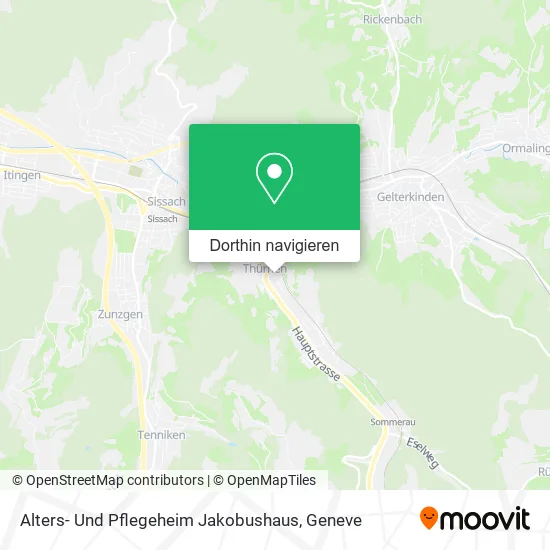 Alters- Und Pflegeheim Jakobushaus Karte