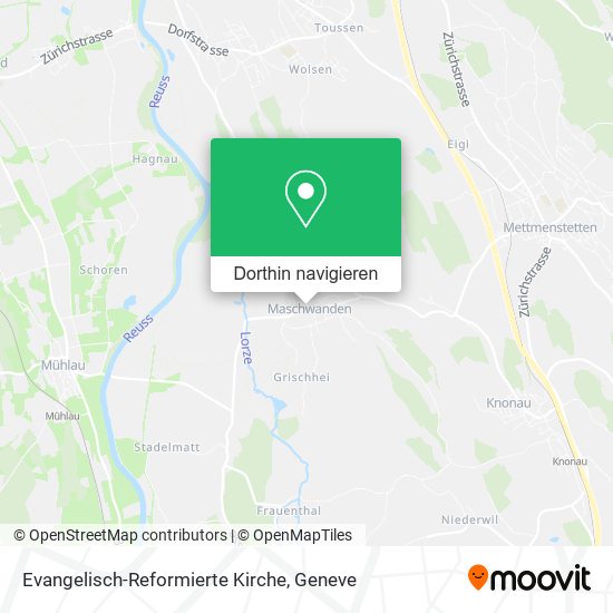 Evangelisch-Reformierte Kirche Karte