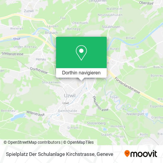 Spielplatz Der Schulanlage Kirchstrasse Karte