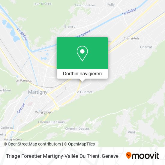 Triage Forestier Martigny-Vallée Du Trient Karte