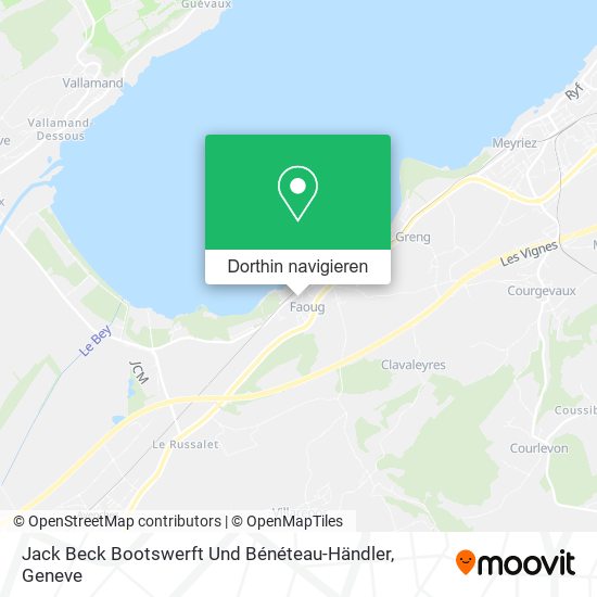 Jack Beck Bootswerft Und Bénéteau-Händler Karte