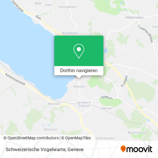 Schweizerische Vogelwarte Karte