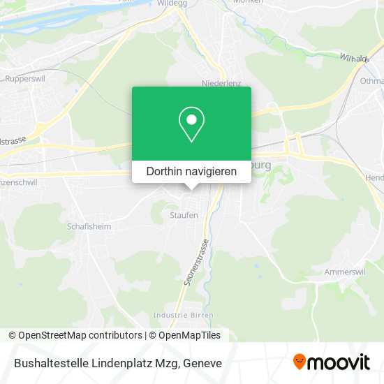 Bushaltestelle Lindenplatz Mzg Karte