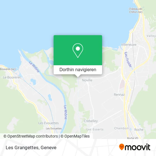 Les Grangettes Karte