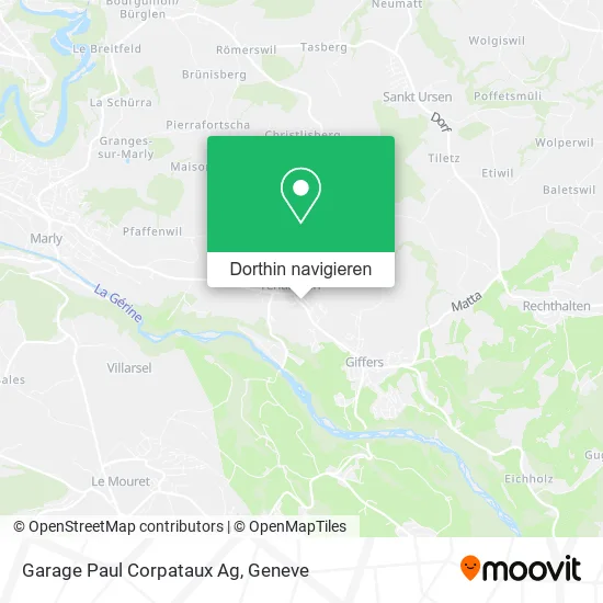 Garage Paul Corpataux Ag Karte