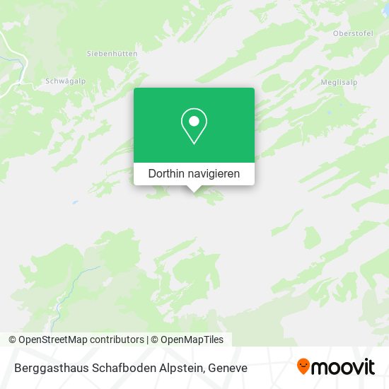 Berggasthaus Schafboden Alpstein Karte