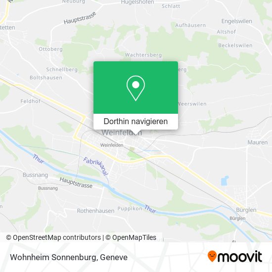Wohnheim Sonnenburg Karte