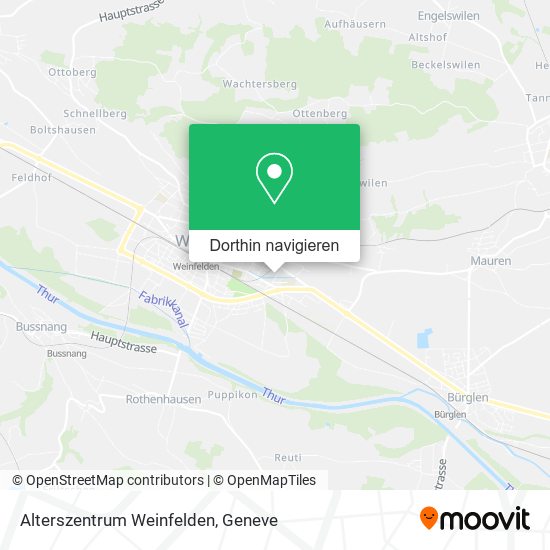 Alterszentrum Weinfelden Karte