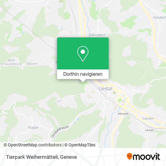 Tierpark Weihermätteli Karte