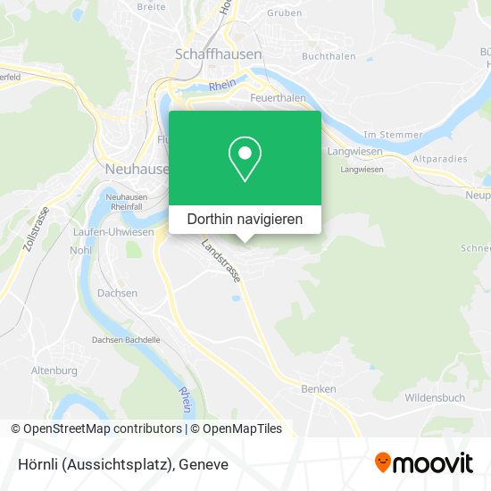 Hörnli (Aussichtsplatz) Karte