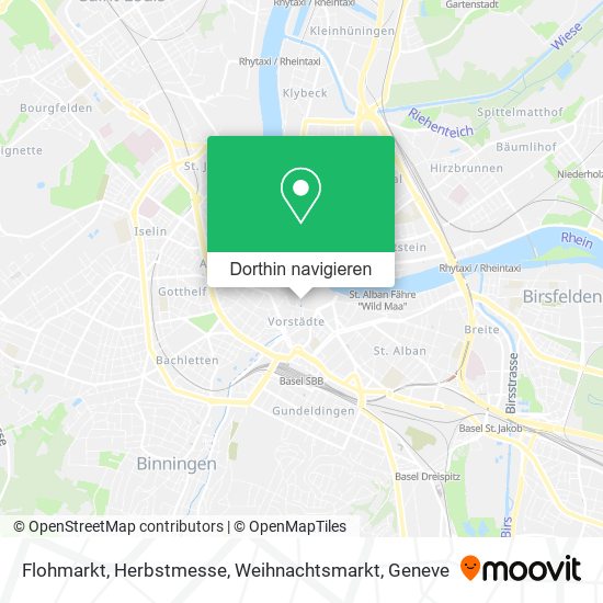 Flohmarkt, Herbstmesse, Weihnachtsmarkt Karte