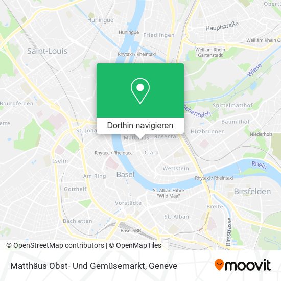 Matthäus Obst- Und Gemüsemarkt Karte