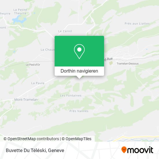 Buvette Du Téléski Karte