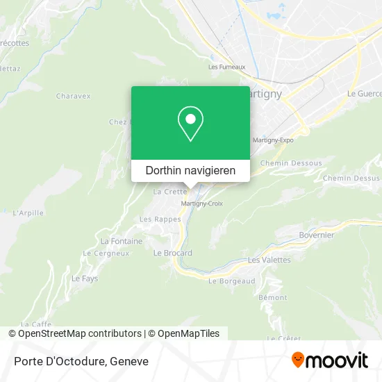 Porte D'Octodure Karte