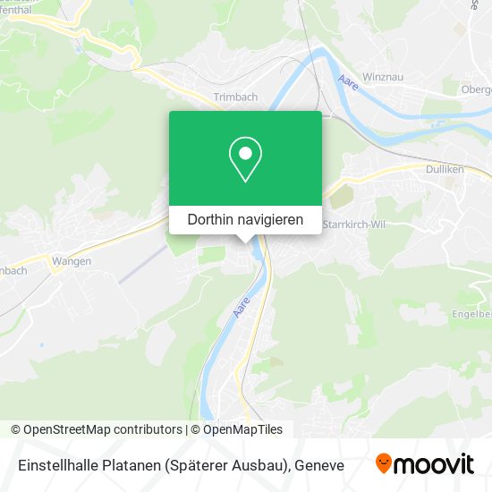Einstellhalle Platanen (Späterer Ausbau) Karte