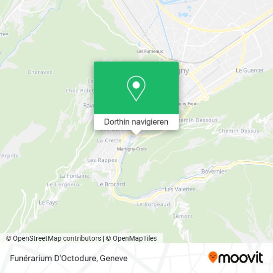 Funérarium D'Octodure Karte