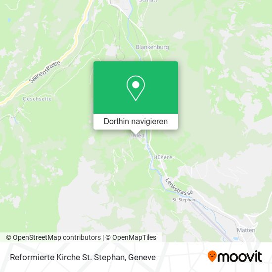 Reformierte Kirche St. Stephan Karte
