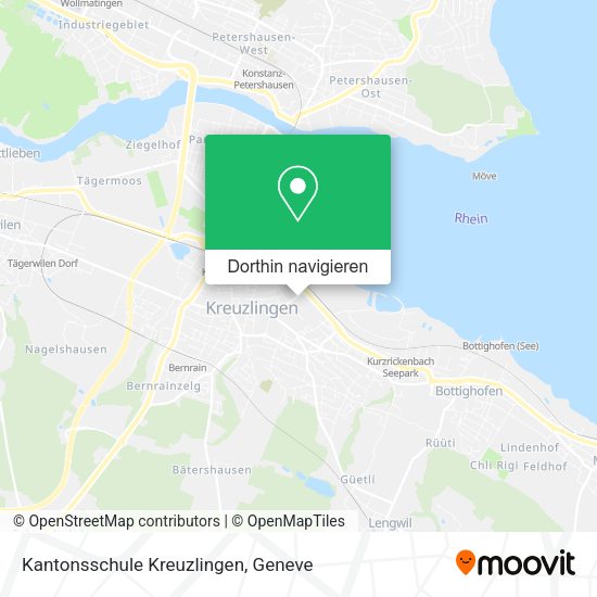 Kantonsschule Kreuzlingen Karte