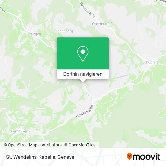 St. Wendelins-Kapelle Karte
