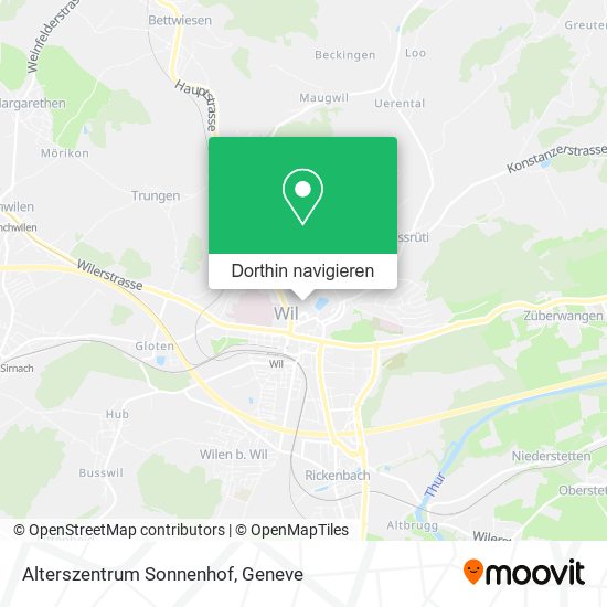 Alterszentrum Sonnenhof Karte