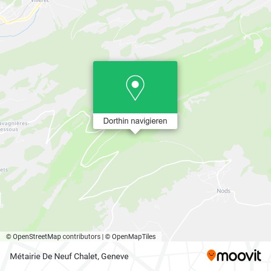 Métairie De Neuf Chalet Karte