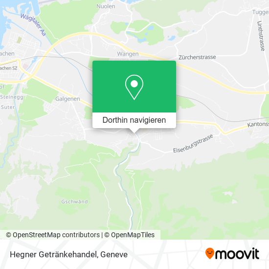 Hegner Getränkehandel Karte