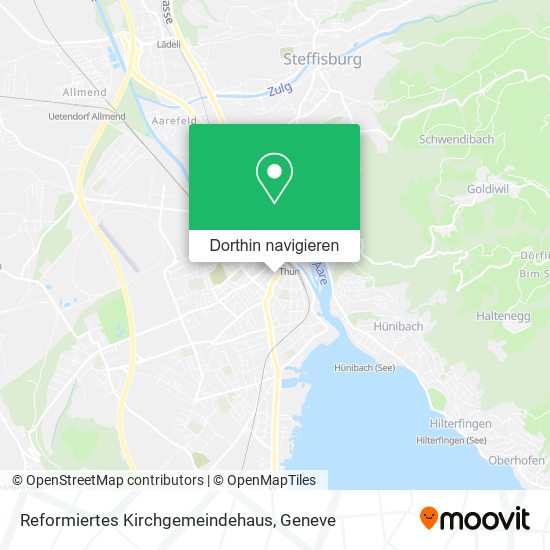 Reformiertes Kirchgemeindehaus Karte