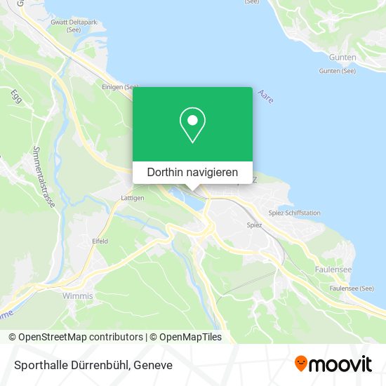 Sporthalle Dürrenbühl Karte