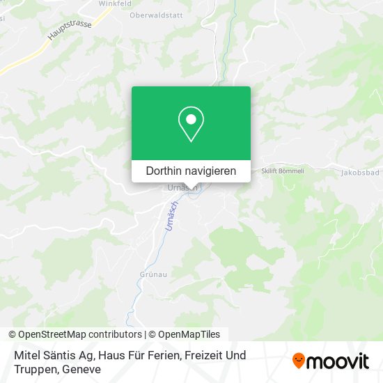 Mitel Säntis Ag, Haus Für Ferien, Freizeit Und Truppen Karte