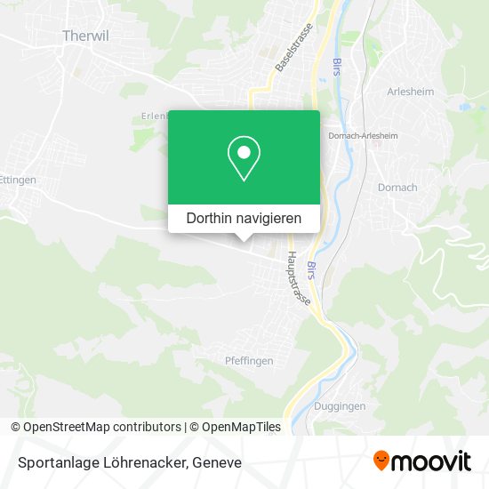 Sportanlage Löhrenacker Karte