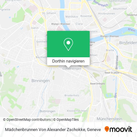 Mädchenbrunnen Von Alexander Zschokke Karte