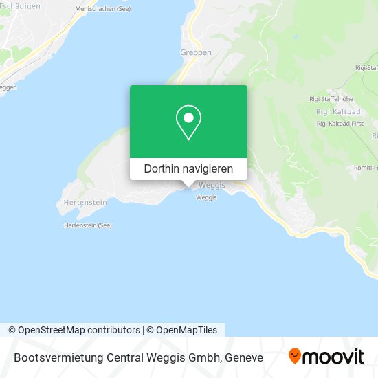 Bootsvermietung Central Weggis Gmbh Karte