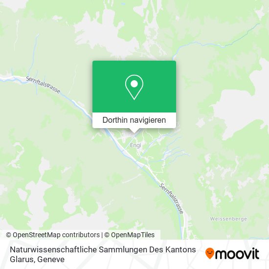 Naturwissenschaftliche Sammlungen Des Kantons Glarus Karte