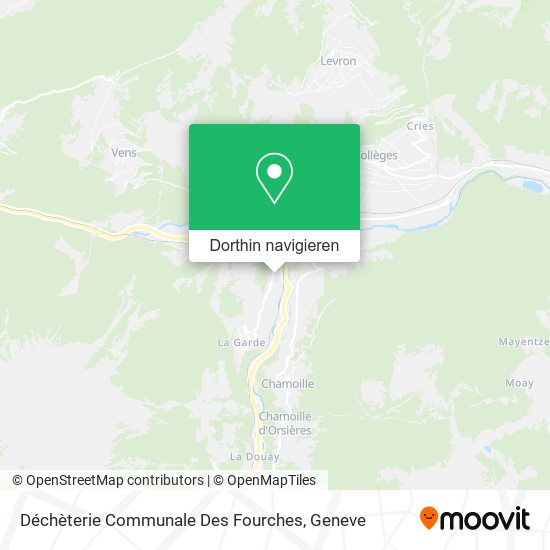 Déchèterie Communale Des Fourches Karte